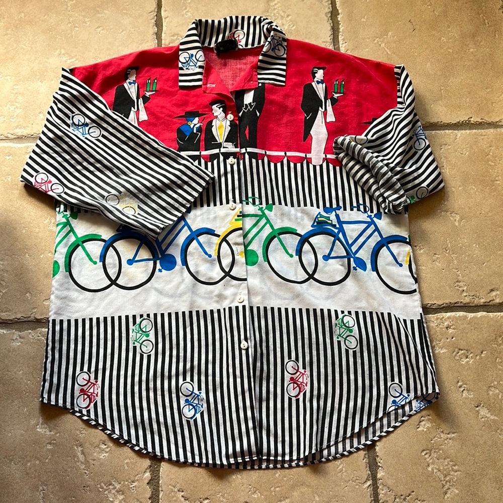 Vintage Shirt Short Sleeves Sz XL